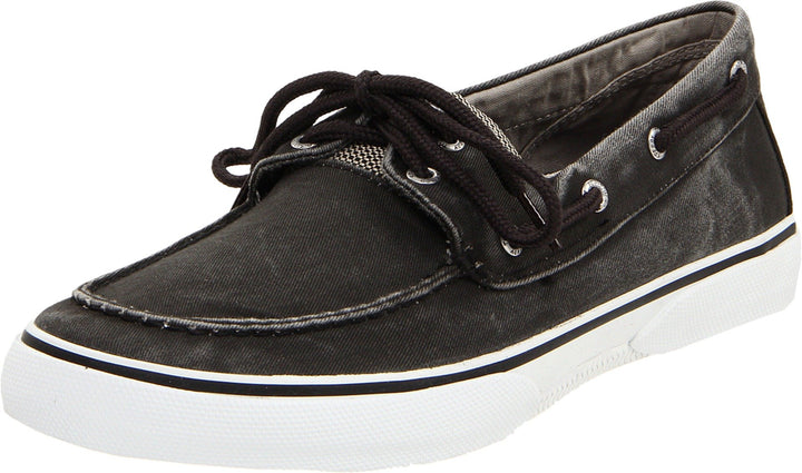 Sperry Herren Halyard 2-eyeBootsschuh 49 EU Schwarz, 49 EU Schwarz
