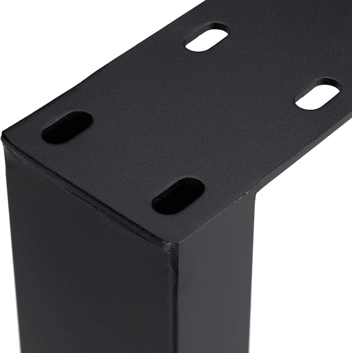 Relaxdays Tischkufen 2er Set, BxH: 40x43 cm, Metall Tischbeine Schreibtisch, Esstisch, Couchtisch, I