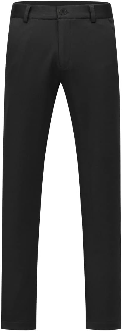 Allthemen Herren Anzughose mit Stretchkomfort Slim Fit Anzug Straight Hose für Business S Schwarz, S