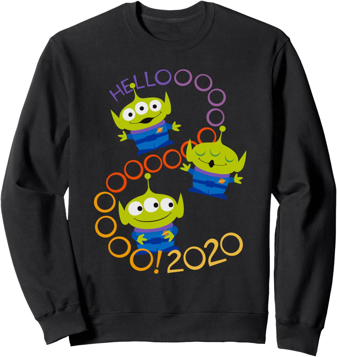 Disney PIXAR Toy Story Aliens Hello 2020 New Year's Eve Sweatshirt