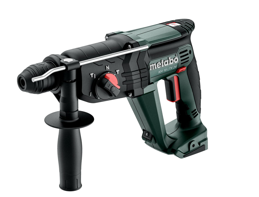 Metabo Akku-Kombihammer KH 18 LTX 24 – 601712840 – 18 V – Kombihammer zum Hammerbohren, Bohren und M