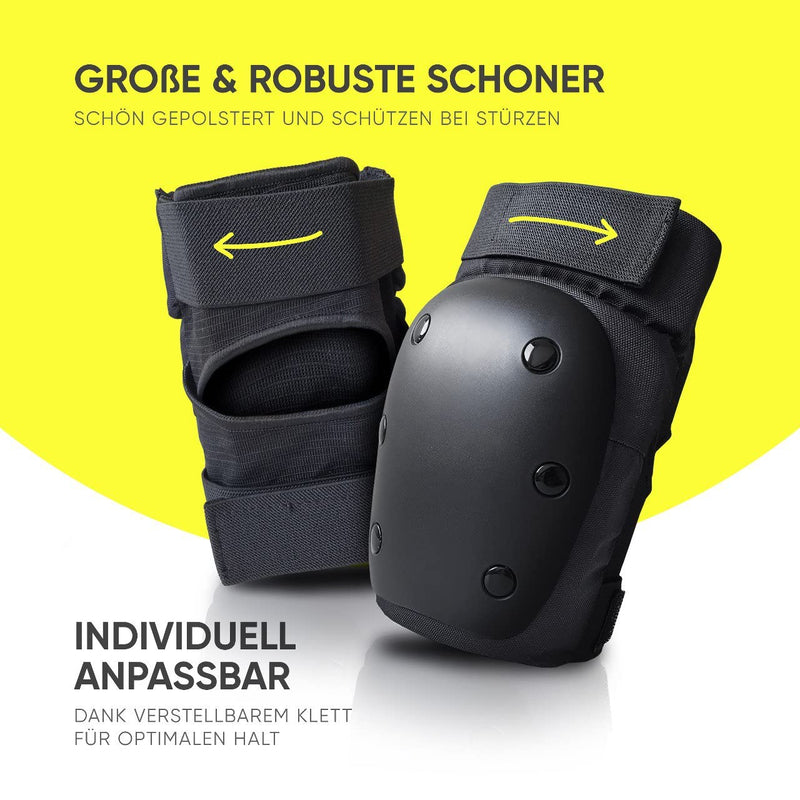 Liebkern Skate Protektoren Set für Erwachsene & Kinder [unisex] - Ideal für Inliner, Skateboard, Sco