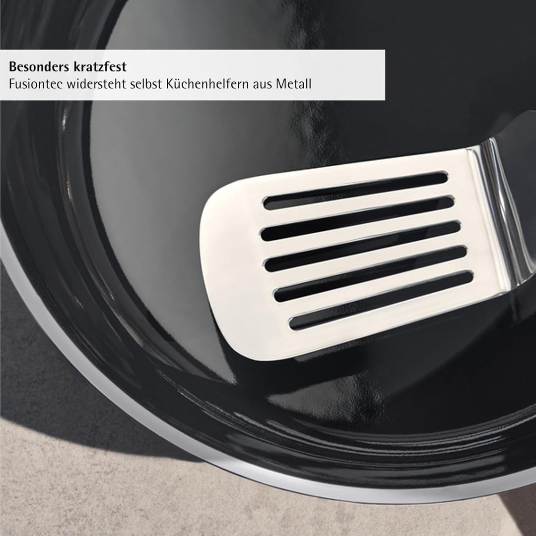 WMF Fusiontec Mineral Pro, Stielkasserolle mit Deckel, 16 cm, langlebiges, kratzfestes Material, Kas