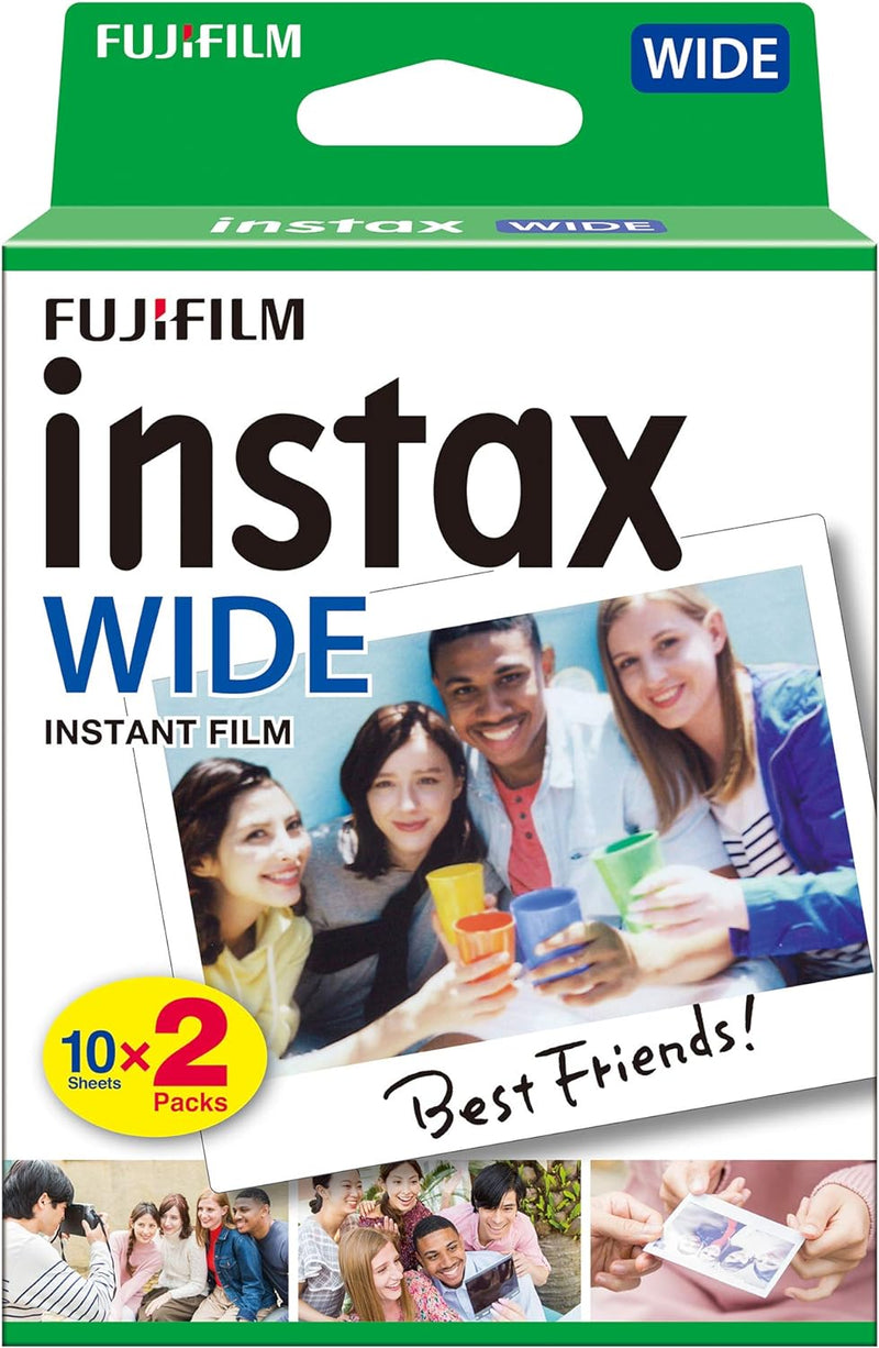 Instax Wide Film, 2-er Pack & Instax Wide Monochrome Filme Doppelpackung Wide Monochrome Filme Set,