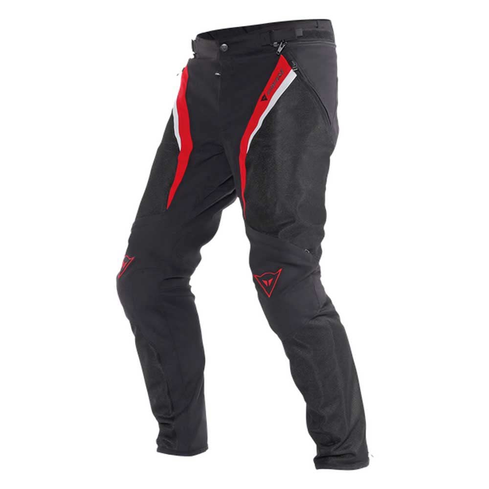 Dainese Drake Super Air Tex Motorradhose 56 Schwarz/Rot/Weiss, 56 Schwarz/Rot/Weiß