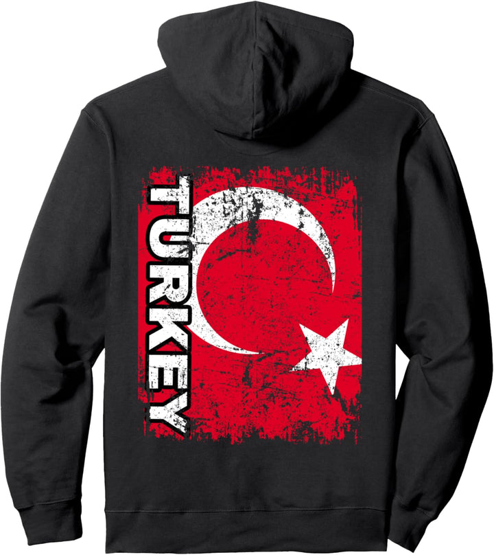 TÜRKEI FLAGGE | Damen Herren Kinder | TÜRKEI Pullover Hoodie