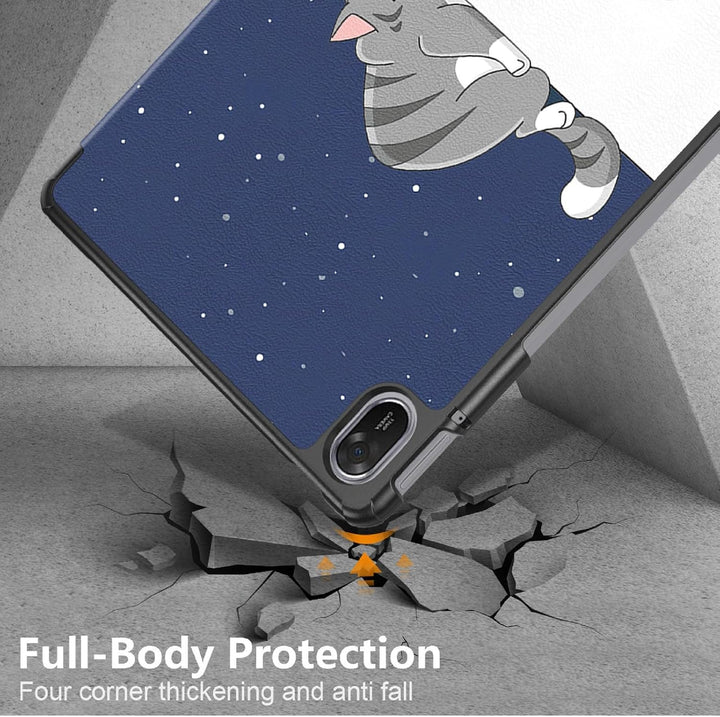 GIOPUEY Hülle Kompatibel mit Huawei MatePad 11.5 2025, Flip Case [Bracket-Funktion] 360° Schutz - Ca