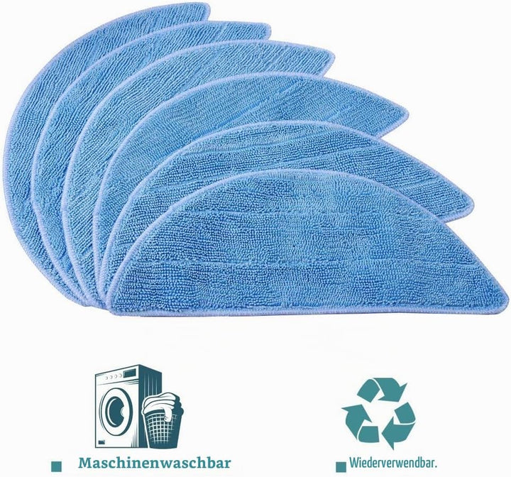 KEEPOW 20 Stück Ersatzteile Zubehör Filter HEPA Tuch Velcro für ILIFE ZACO V3 V3S V5 V5S V5S Pro V5x