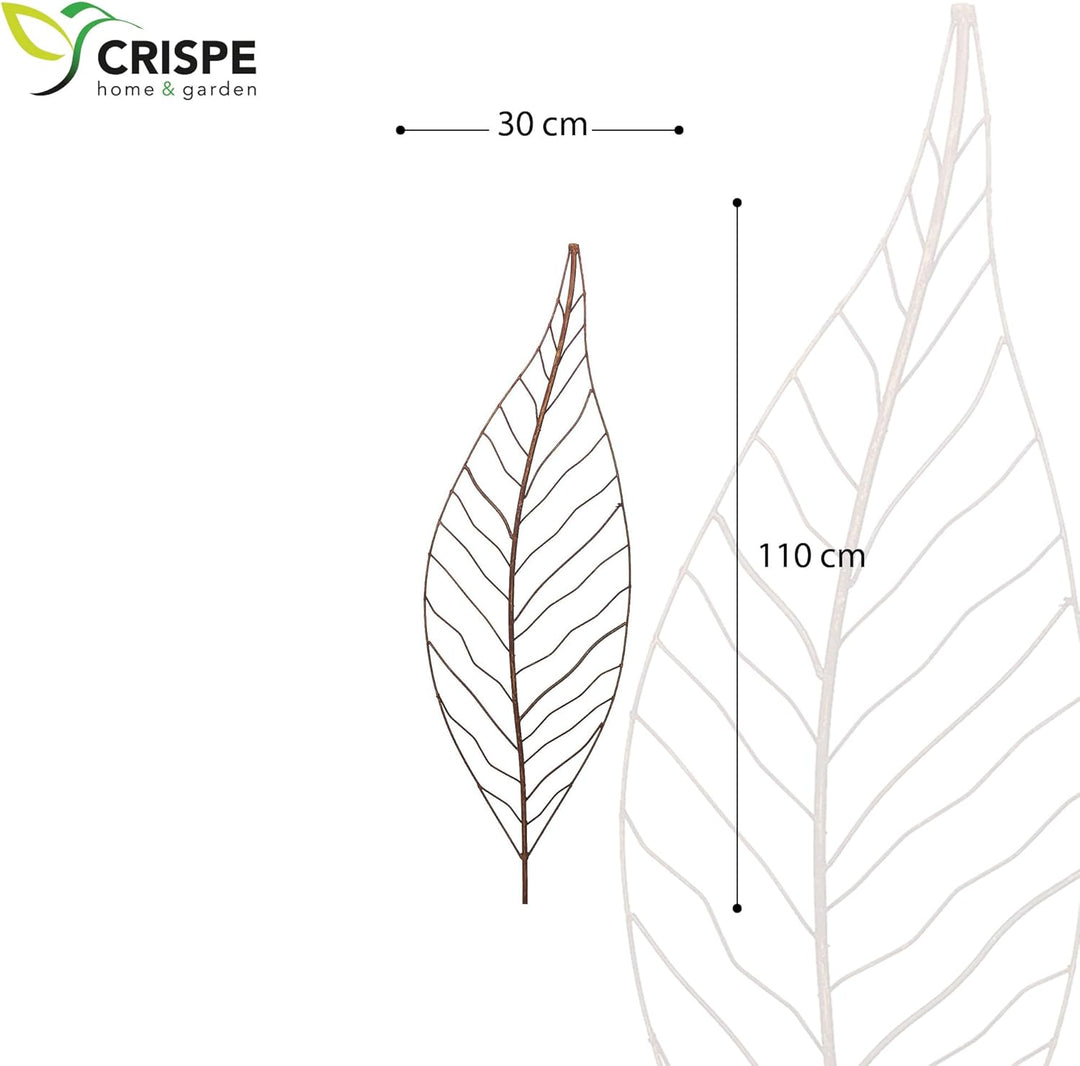Crispe home & garden Gartenstecker Edelrost - Farn klein | Rankhilfe Gartendeko Höhe 110 cm, Farn Kl