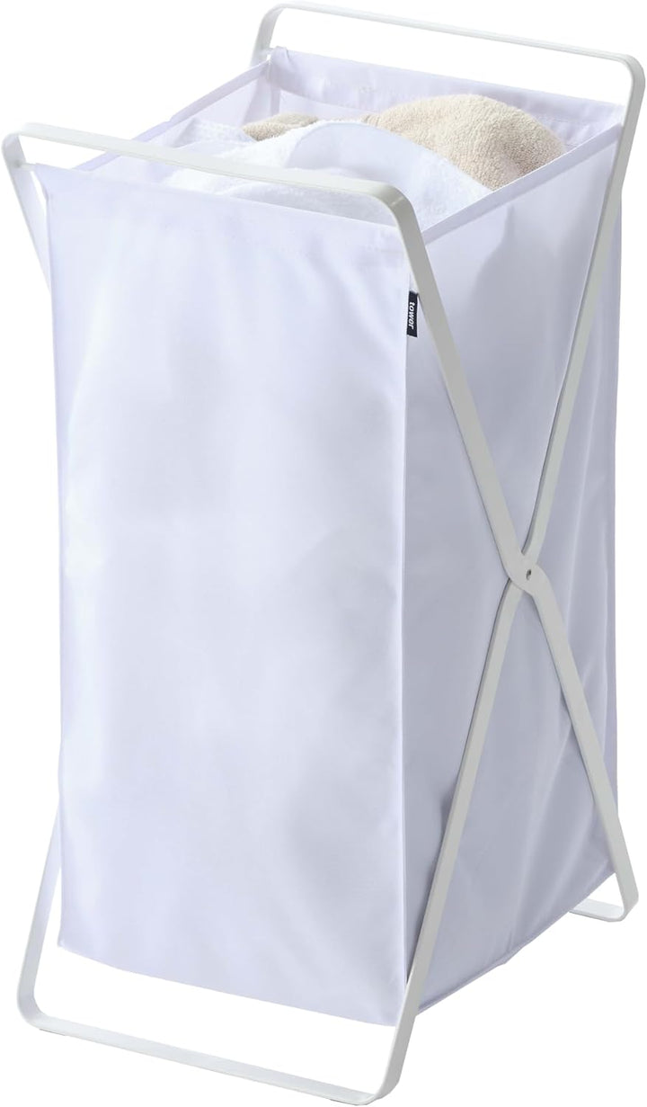Laundry Basket - Tower - white Weiss, Weiss