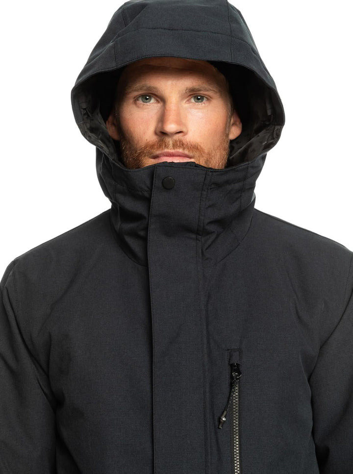 Quiksilver Herren Mission Solid Snow Jacke Schneejacke L true black, L true black