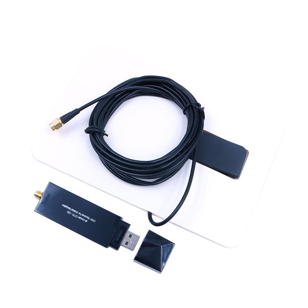 DAB-Radioempfänger im Auto Antenne Digital DAB+ Adapter Tuner Box Audio USB Amplified Loop Antenne D