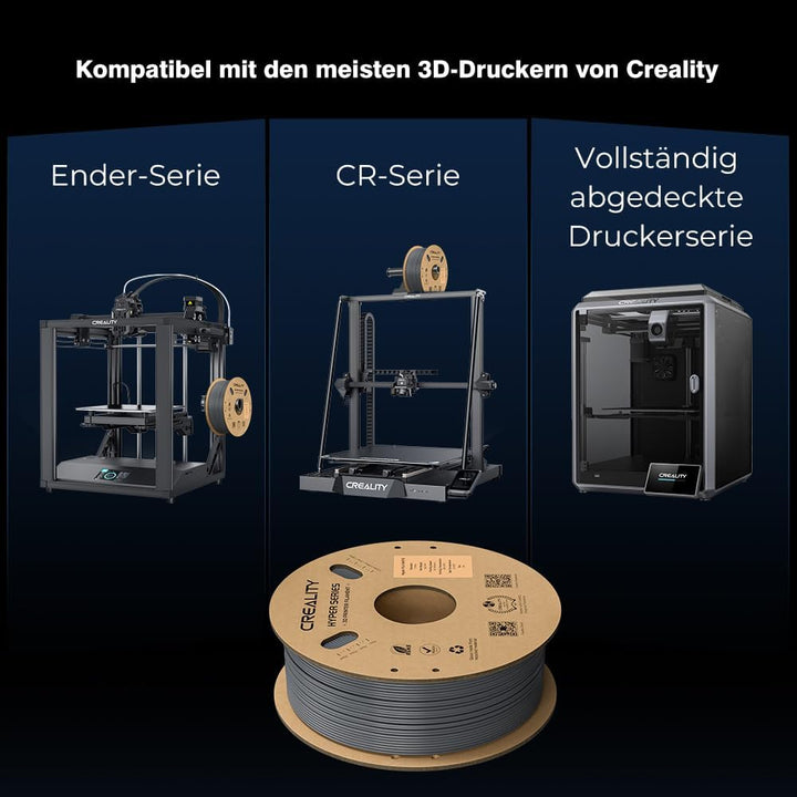 Creality Offizielles Hyper ABS Filament, Creality 3D Drucker Filament 1.75mm für Hochgeschwindigkeit