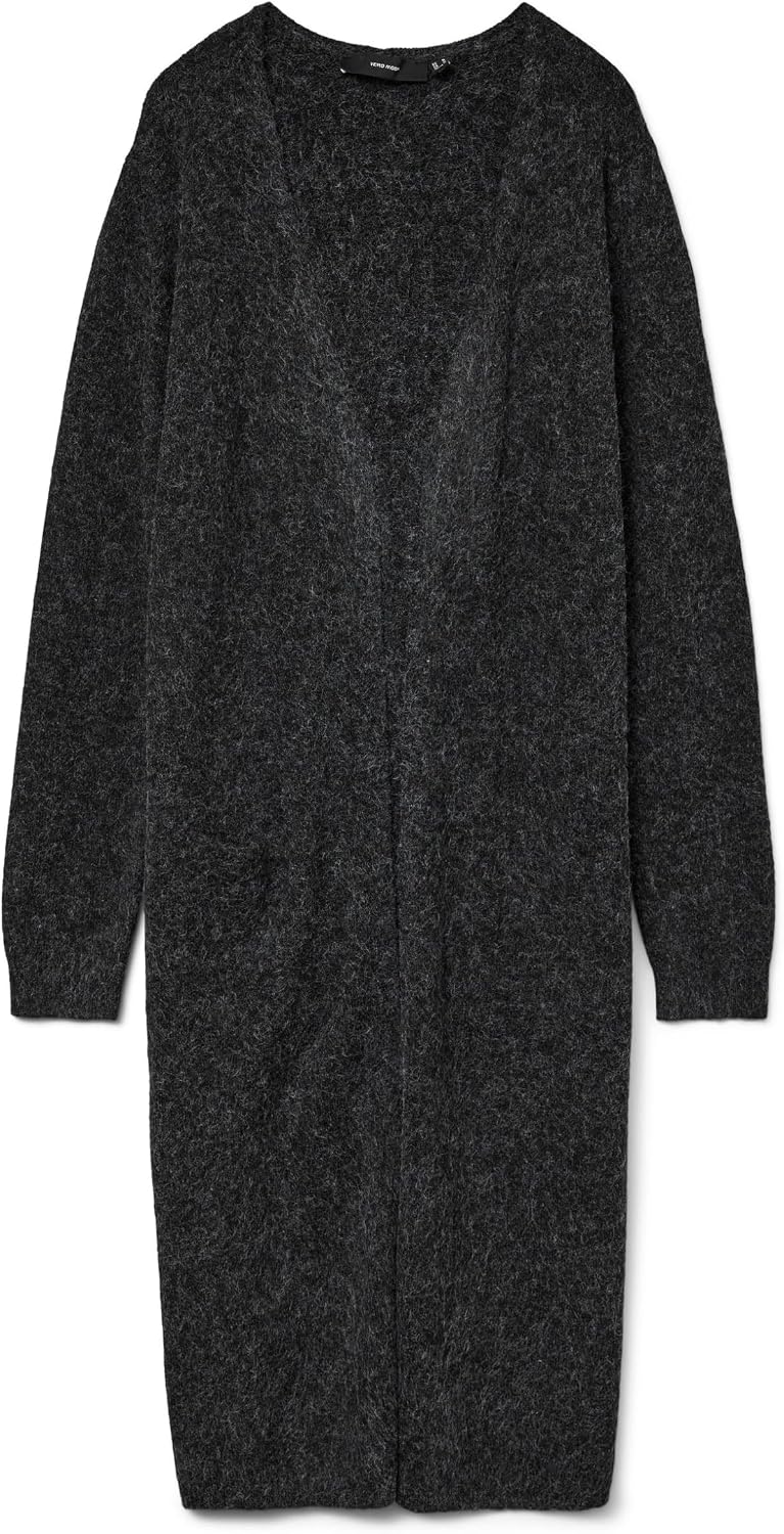 VERO MODA Female Strickjacke VMDOFFY Strickjacke, Black/Detail:melange