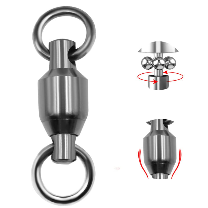 Kugellager Wirbel mit Geschweisstem Ringe aus Rostfreiem Stahl Grösse 0#~10# (20lb-480lb) (7#-205LB-