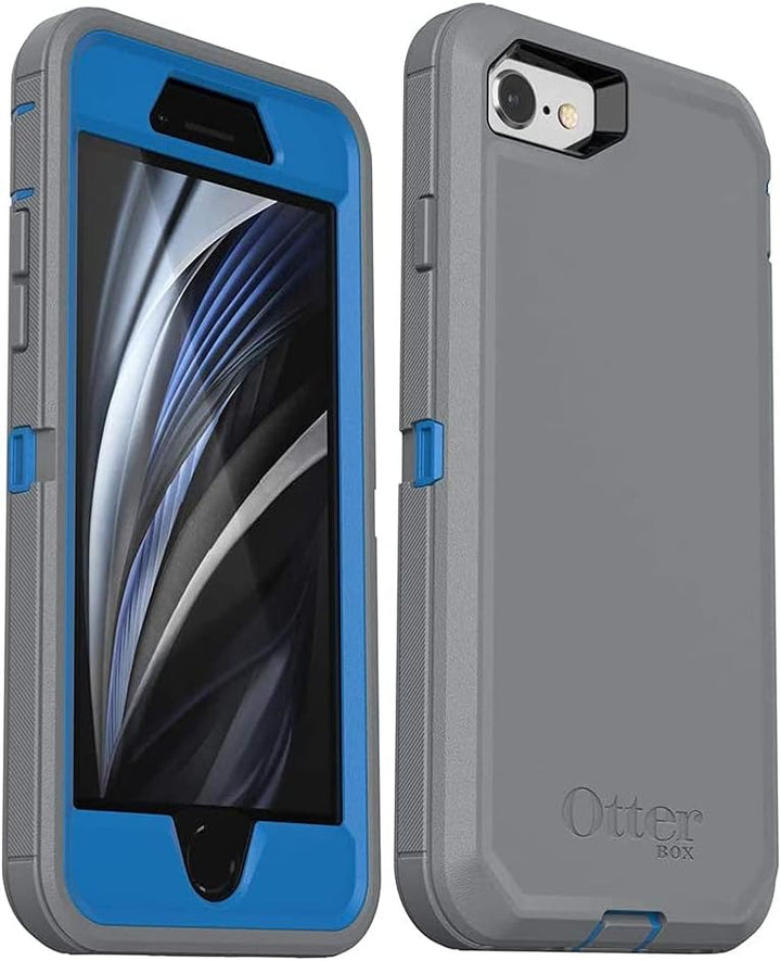 OtterBox Defender Schutzhülle für iPhone 8/7 (Nicht Plus), Schwarz, Marathoner (Cowabunga Blue/Gunme