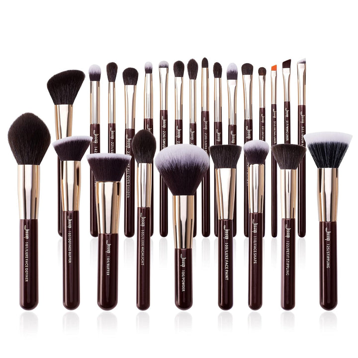 Jessup Pinselset Makeup Make Up Pinsel Set Kosmetikpinsel Schminkpinsel Augenpinsel Gesichtpinsel Pu