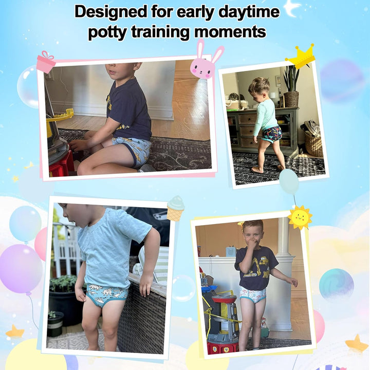 MOEMOE BABY Töpfchen Trainingshose 10 Stück Töpfchen Trainingshosen Kinder Unterhosen für Jungen 2 J