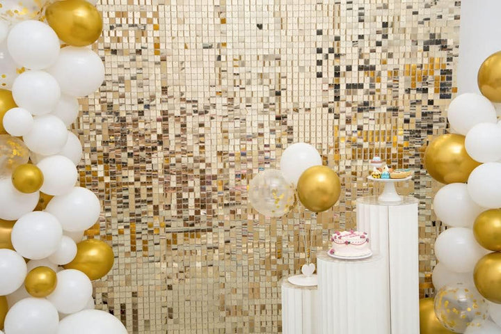 Kate Shimmer Wall Panels Pailletten Gold Wand Pailletten Hintergrund Party Panels für Party Dekorati