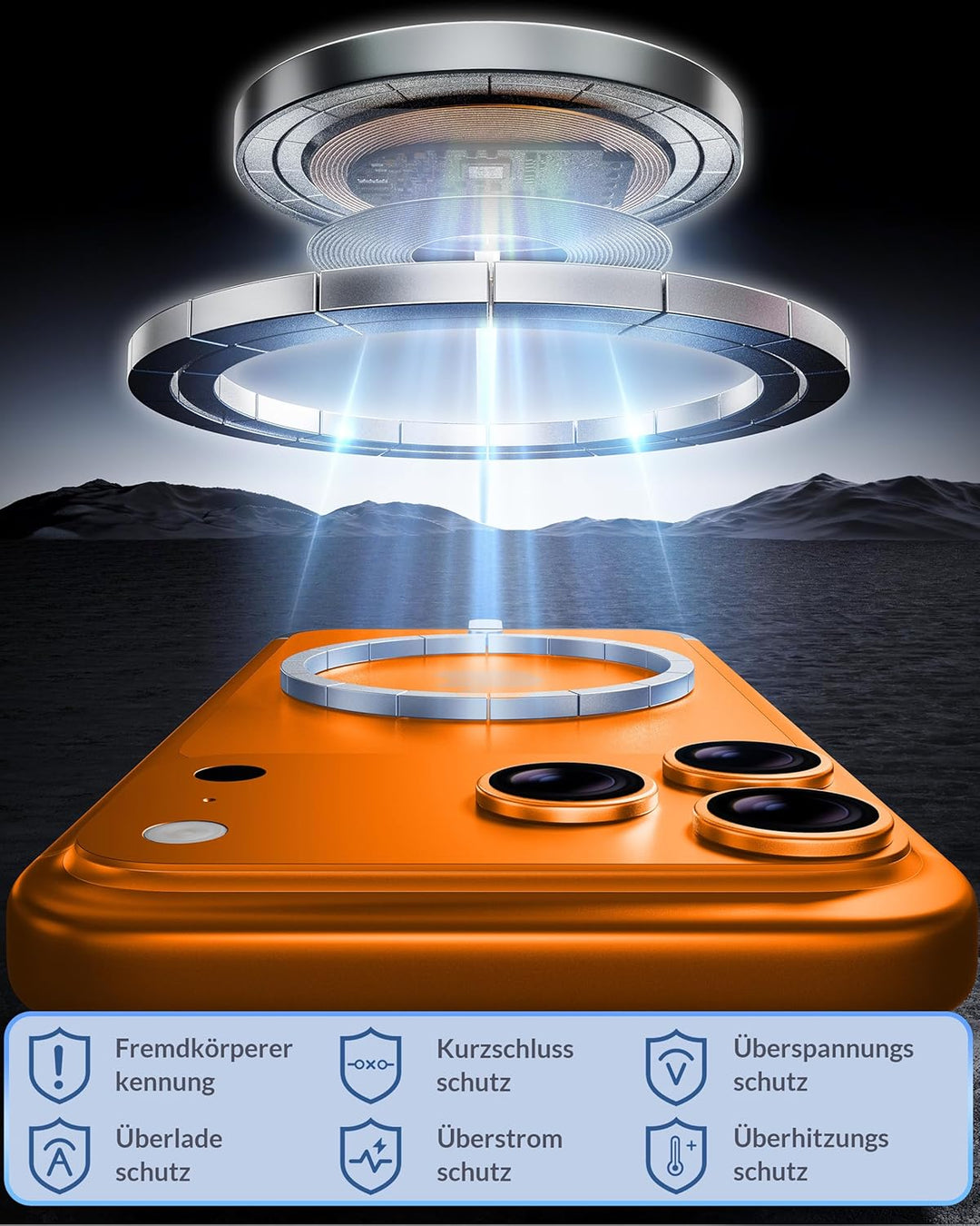 25W Wireless Charger für Magsafe mit 30W USB C Ladegerät für iPhone 17 17e 16 16e 15 14 13 12 Pro Ma