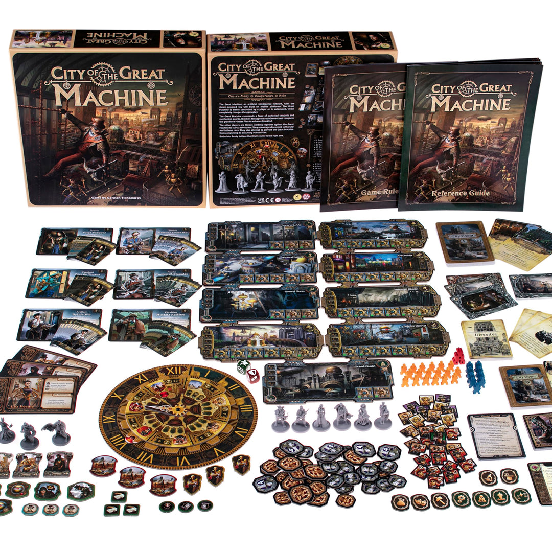 Crowd Games - City of The Great Machine - Brettspiel - Ab 14 Jahren - 1-4 Spieler - Englische Versio