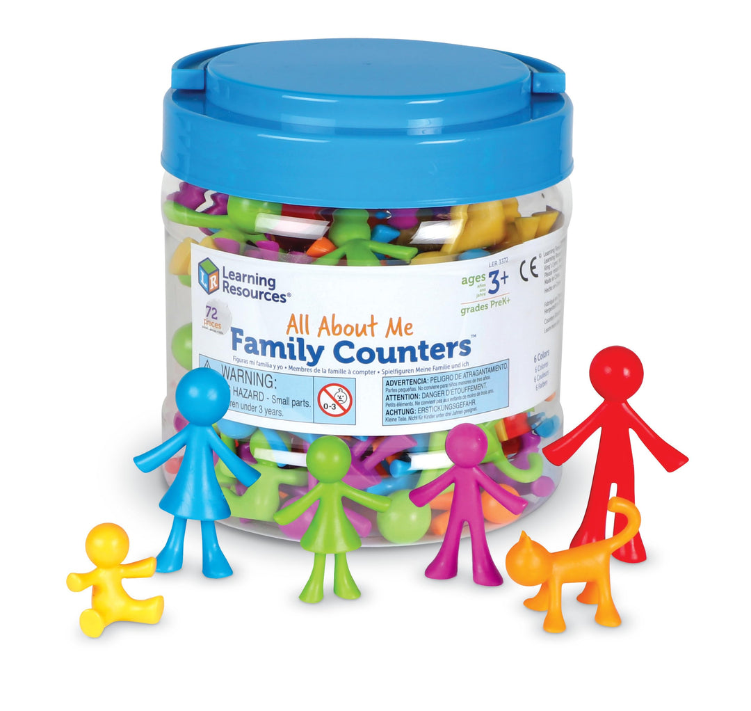Learning Resources All About Me Spielfiguren Familie (72 Stück)
