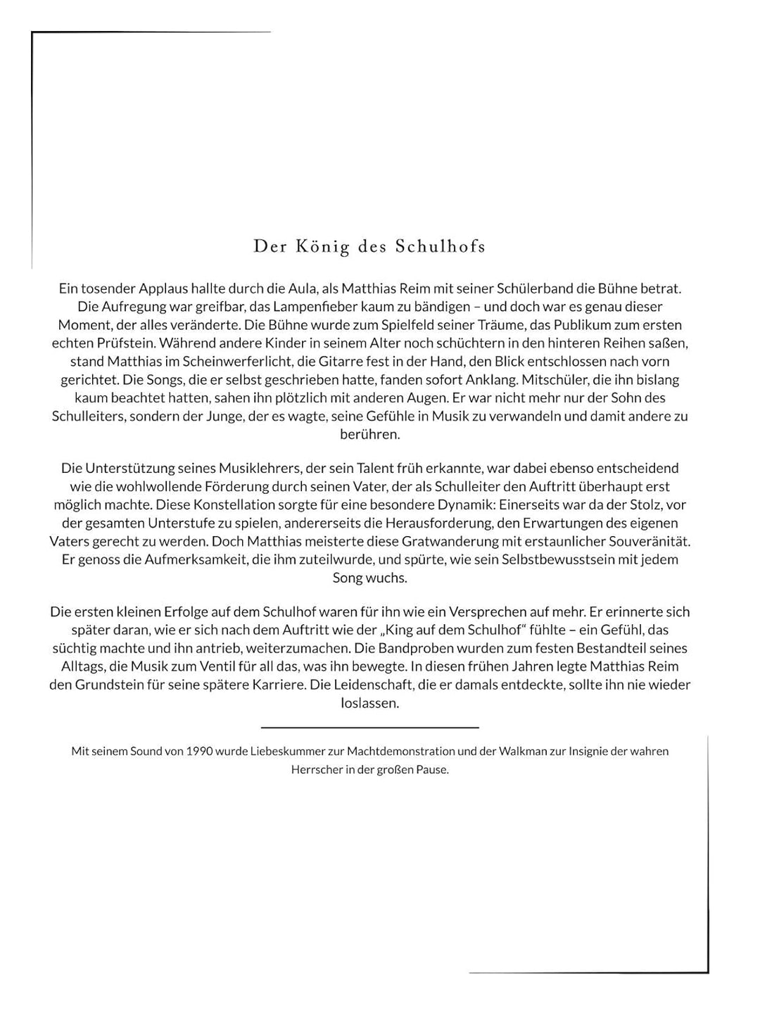Die Biografie über Matthias Reim: Vom Absturz zum Applaus. Hochwertige Hardcoverausgabe, Gebundenes