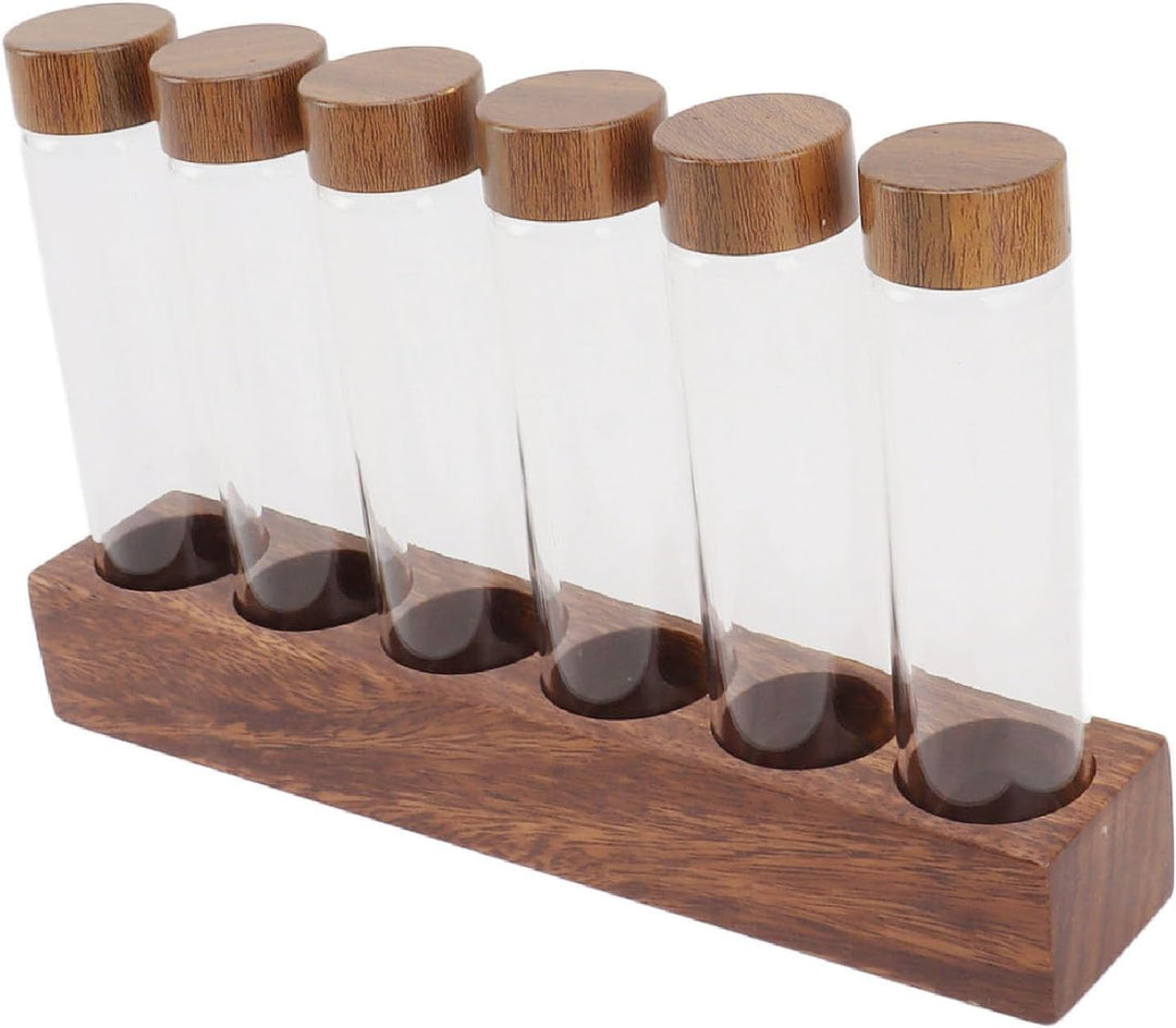 Kaffeebohnen-Aufbewahrungsdose, Transparente Kaffeebohnen-Aufbewahrungsröhren aus Glas für die Küche
