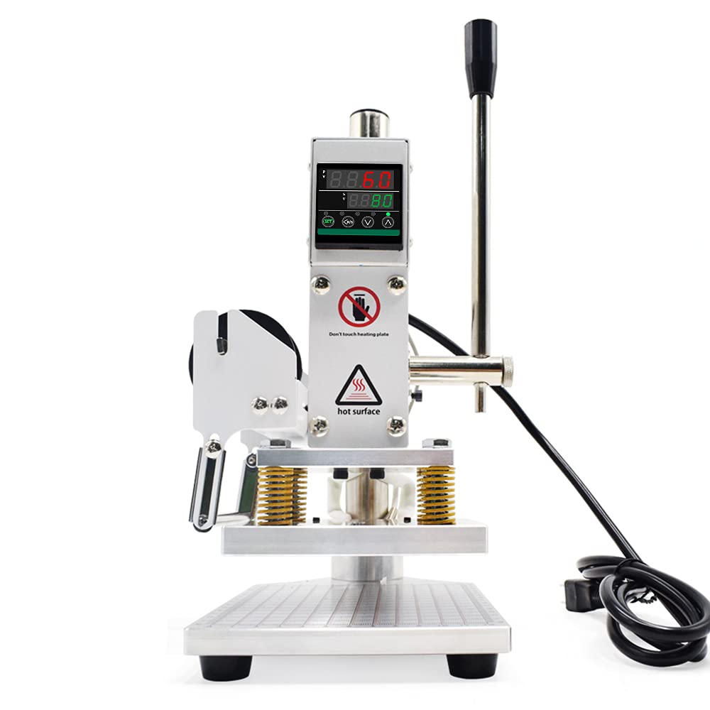 FASTTOBUY heissfolienprägemaschine 10X13CM Hot Foil Stamping Machine 500W Heissfolienprägemaschine H