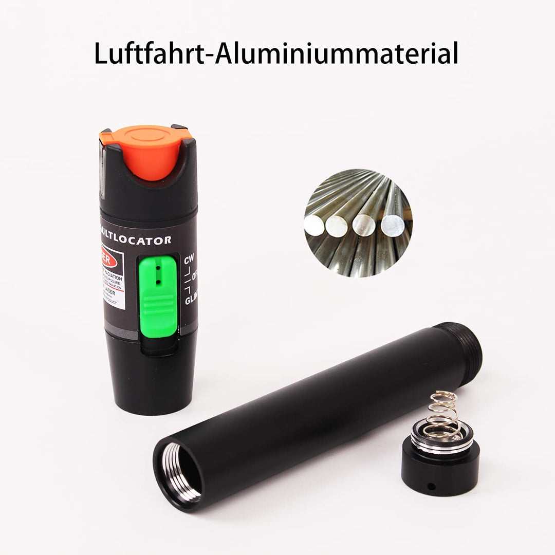 Faser-Visueller Fehlerortungsstift 30KM, VFL Faser-Optikkabel-Prüfgerät, Lichtleitstift-Tester-Adapt