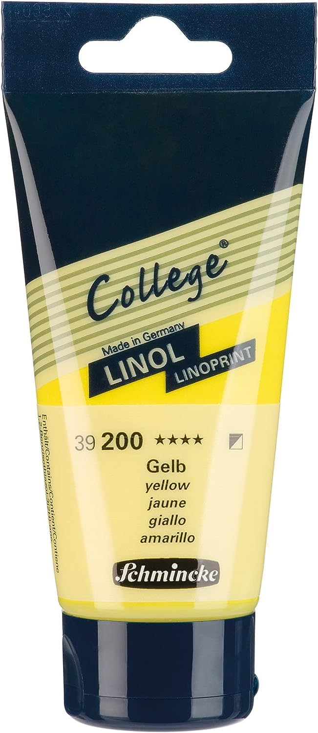 Schmincke - College® Linol, Linoldruckset mit 8 x 75 ml Tuben, 84 708 097, Künstler-Linoldruck-Farbe