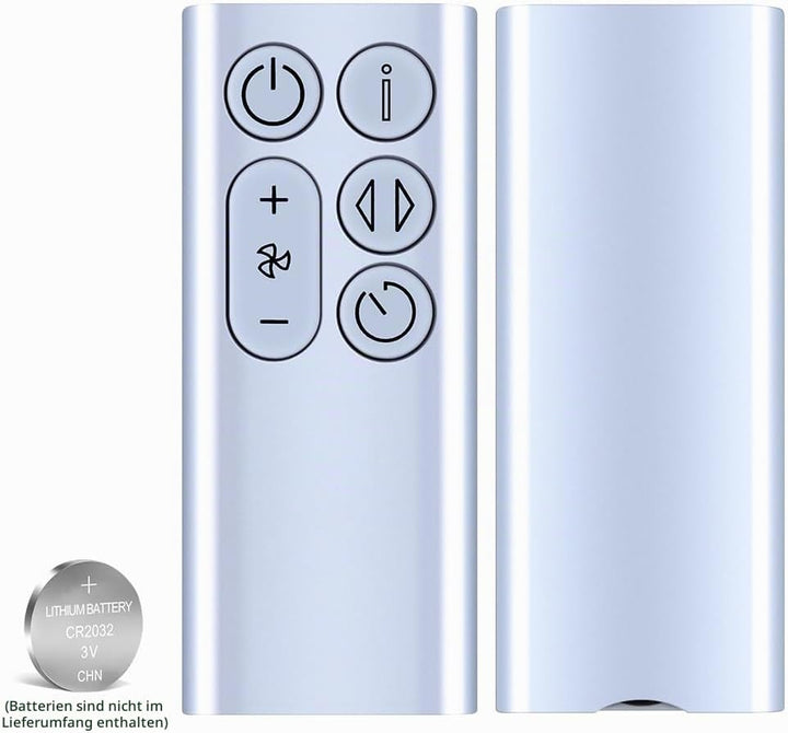 Neu Leafless Fan Fernbedienung Kompatibel mit Dyson BP01 Pure Cool Me-Luftreiniger Ventilator, Silbe