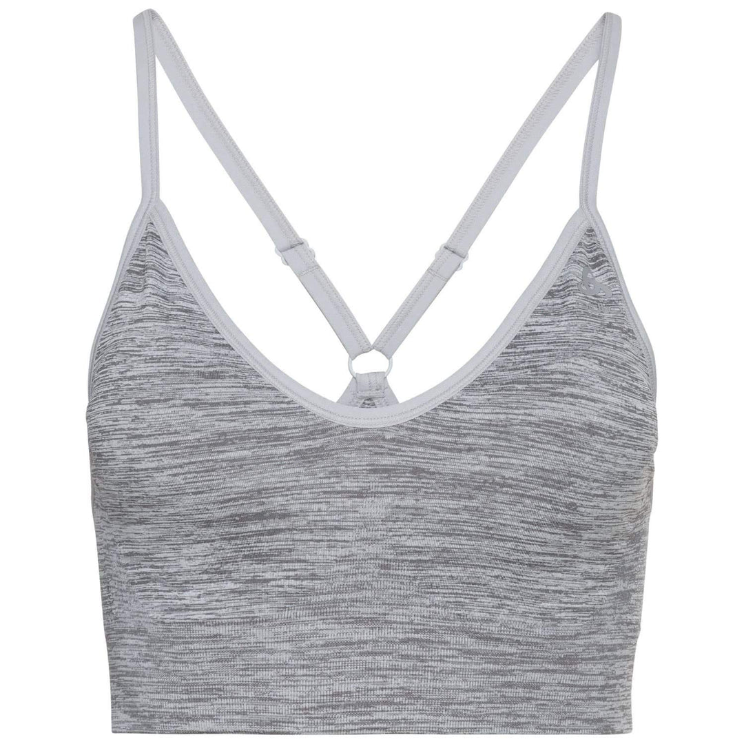 Odlo Damen Padded Seamless Soft 2.0 Sports Bra (1er Pack) L Light Grey Melange, L Light Grey Melange