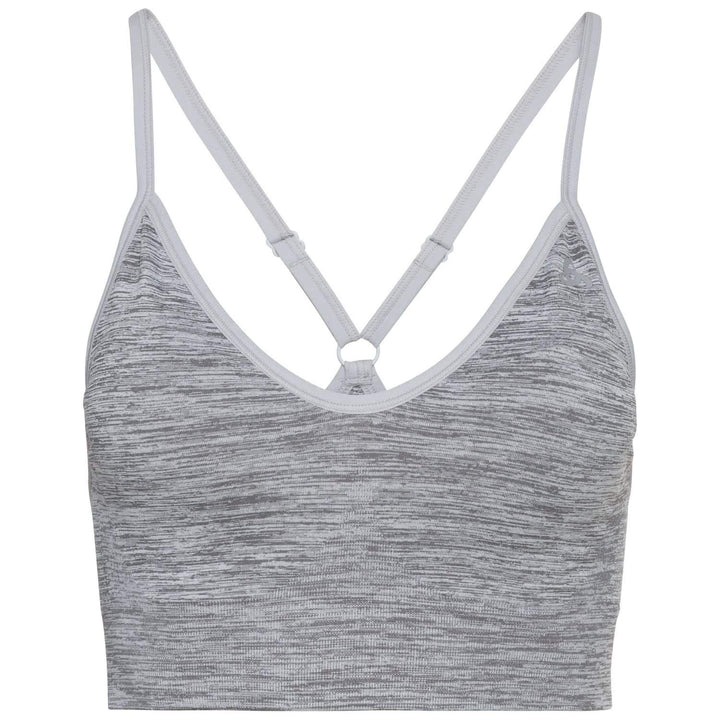 Odlo Damen Padded Seamless Soft 2.0 Sports Bra (1er Pack) L Light Grey Melange, L Light Grey Melange