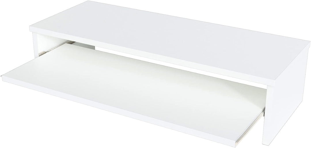 Henor, Monitorständer mit herausnehmbarer Ablage, TV-Bildschirmerhöhung, in FSC® Holz, 82 x 32 x 18