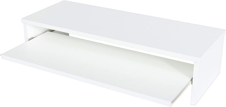 Henor, Monitorständer mit herausnehmbarer Ablage, TV-Bildschirmerhöhung, in FSC® Holz, 82 x 32 x 18