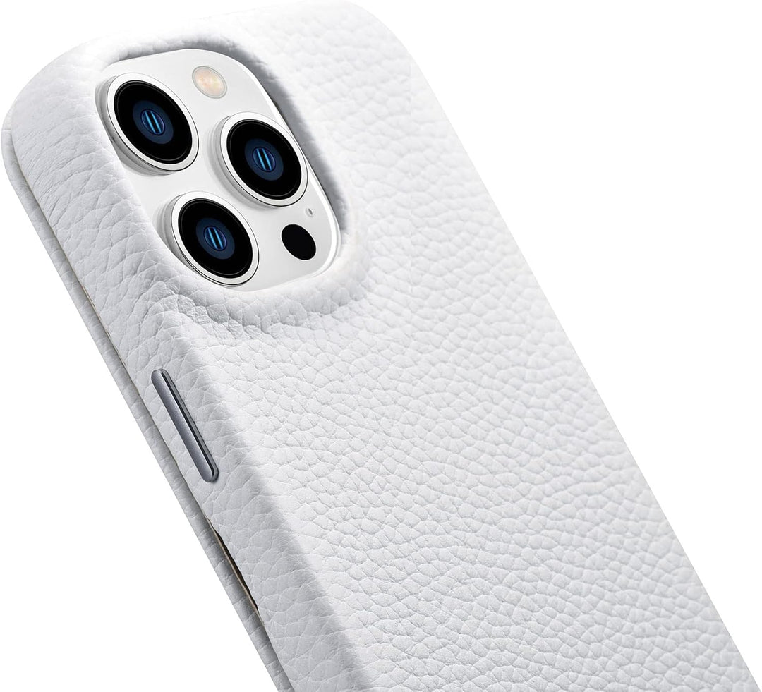 Mobiskin Hülle kompatibel mit Apple iPhone 14 PRO MAX (6,7 Zoll), Handyhülle mit echtem Leder, Case,