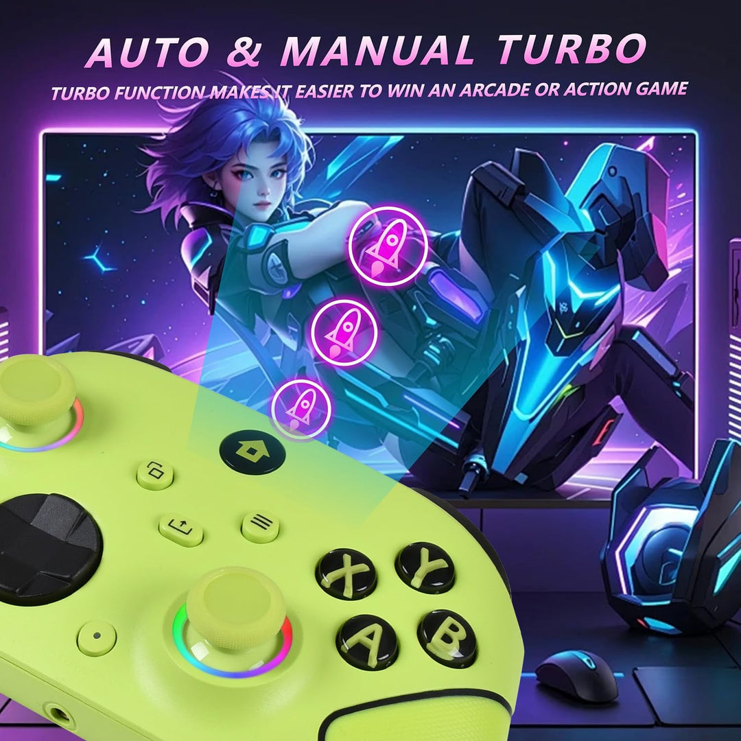 Lampelc Xbox One Controller, Xbox Wireless Controller für Xbox Series X&amp;S/Xbox One/Elite/Windows 7/8