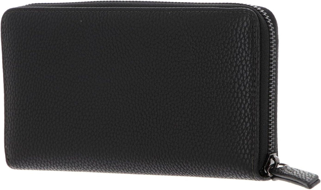 TOM TAILOR bags Bella Damen Geldbörse Portemonnaie Reissverschluss 20 x 2,5 x 10,5 Schwarz, 20 x 2,5