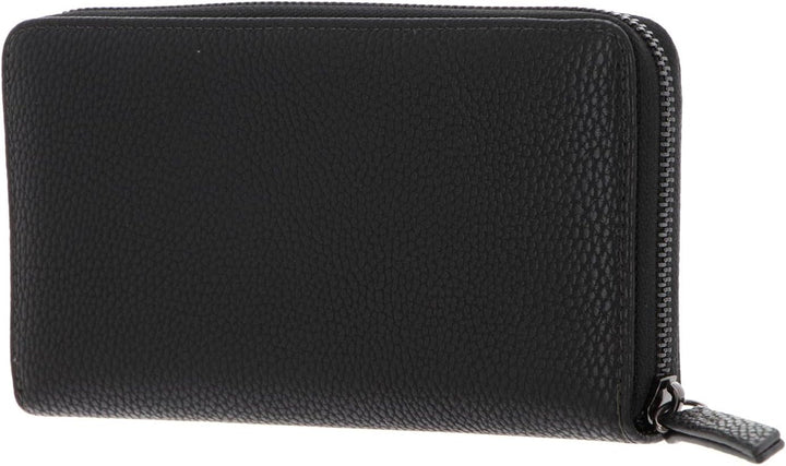 TOM TAILOR bags Bella Damen Geldbörse Portemonnaie Reissverschluss 20 x 2,5 x 10,5 Schwarz, 20 x 2,5