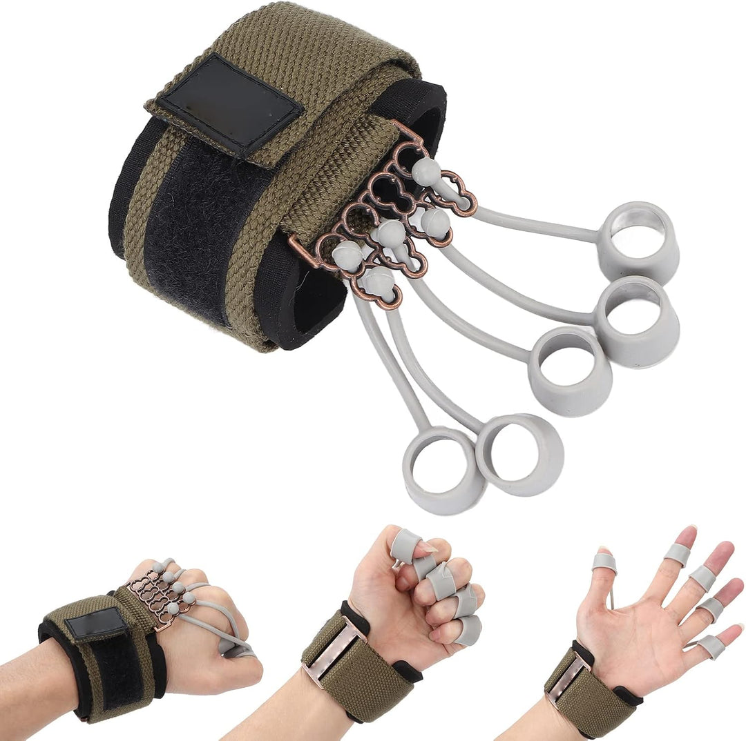 Focket Fingertrainer, 20Lb/40Lb Handgriff-Stärkung, Handstärkung, Finger-Widerstandsband, Gitarre, F