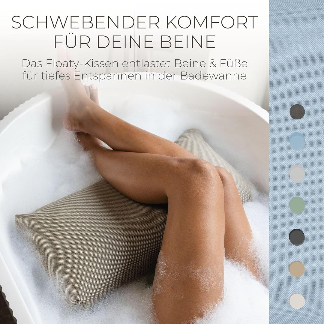 BADESOFA® Fusskissen | Premium-Qualität | Badewannen-Kissen für bequemes Baden | Made in EU | Badewa