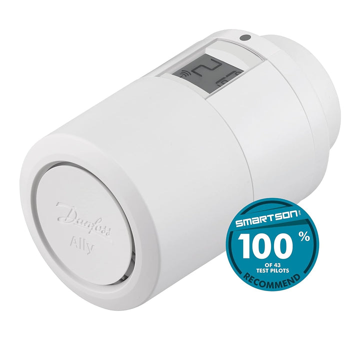 Danfoss Heizkörperthermostat, Ally, Adaptertyp: RAV; RA; RAVL; M30, 2.4 GHz Ally Thermostat einzeln,