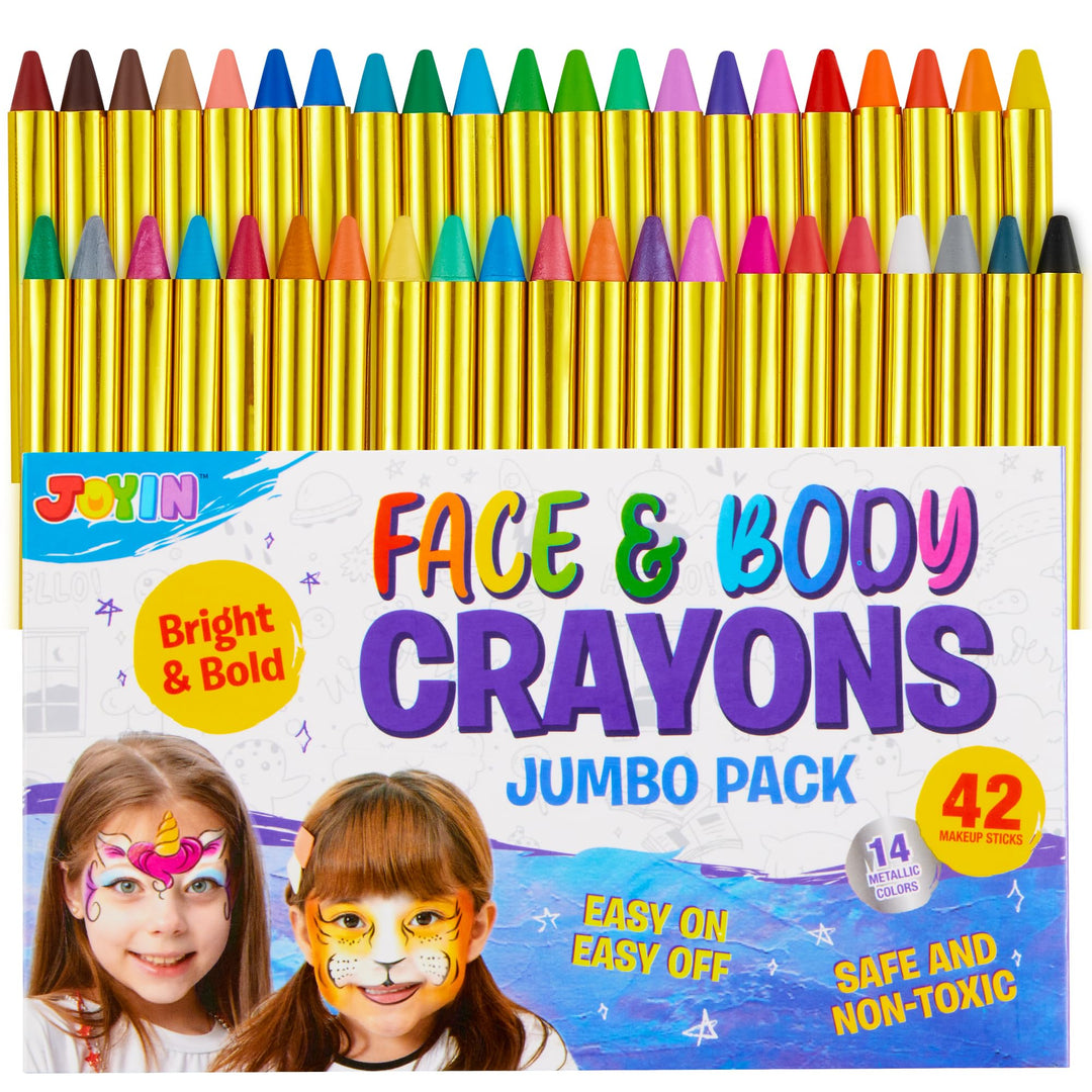 JOYIN 14 Farben Schminkstifte Kit Kinder,Abwaschbare Kinderschminke Set,Farben Gesichtsfarbe Schmink