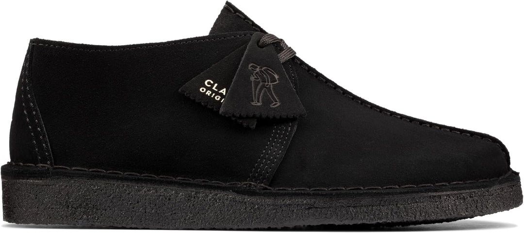Clarks Herren Desert Trek Oxford 39.5 EU Schwarzes Wildleder, 39.5 EU Schwarzes Wildleder