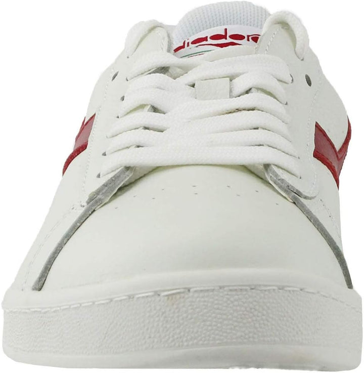 Diadora Unisex Game L Low Waxed Gymnastikschuhe 37 EU Weiss Rot Pfeffer, 37 EU Weiss Rot Pfeffer