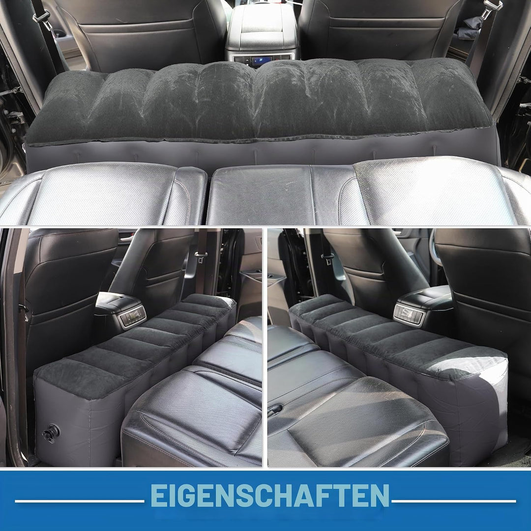 Auto-Matratze Schlafmatte für den Rücksitz Luftbett-Pad zum Nickerchen Grau