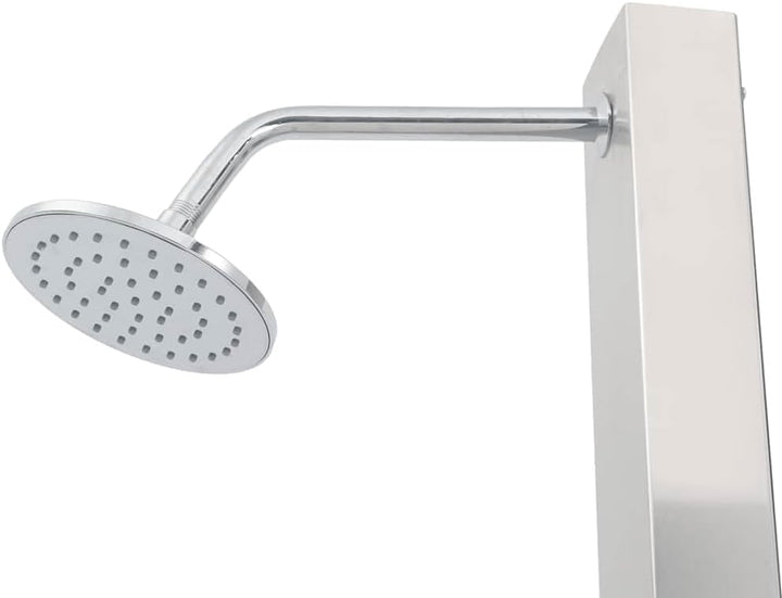 Gartendusche mit Duschkopf Einstellbare Temperatur Pooldusche für Garten Pool Outdoor Edelstahl Gera