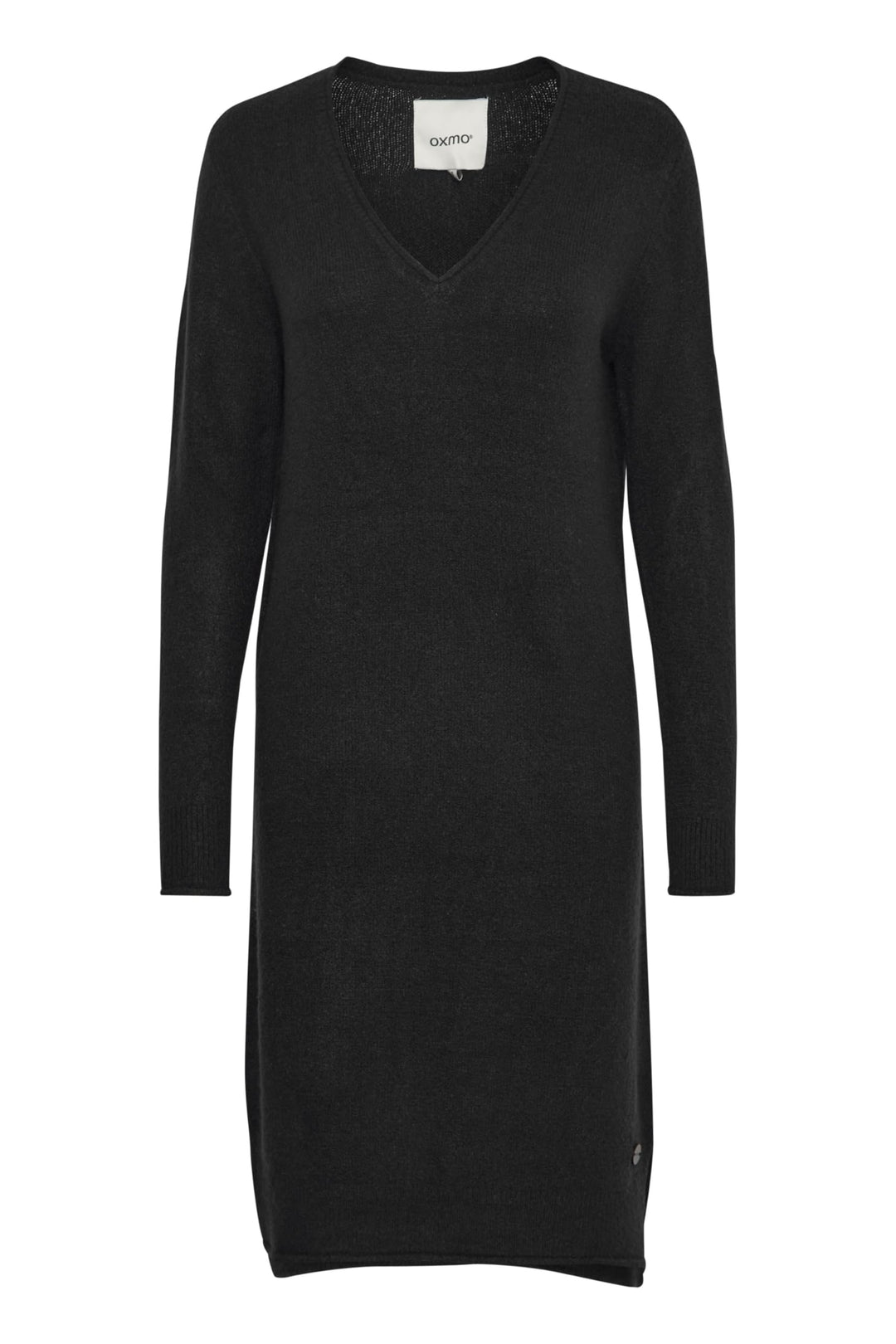 OXMO OXIda Damen Strickkleid Feinstrickkleid Kleid S Black (194007), S Black (194007)