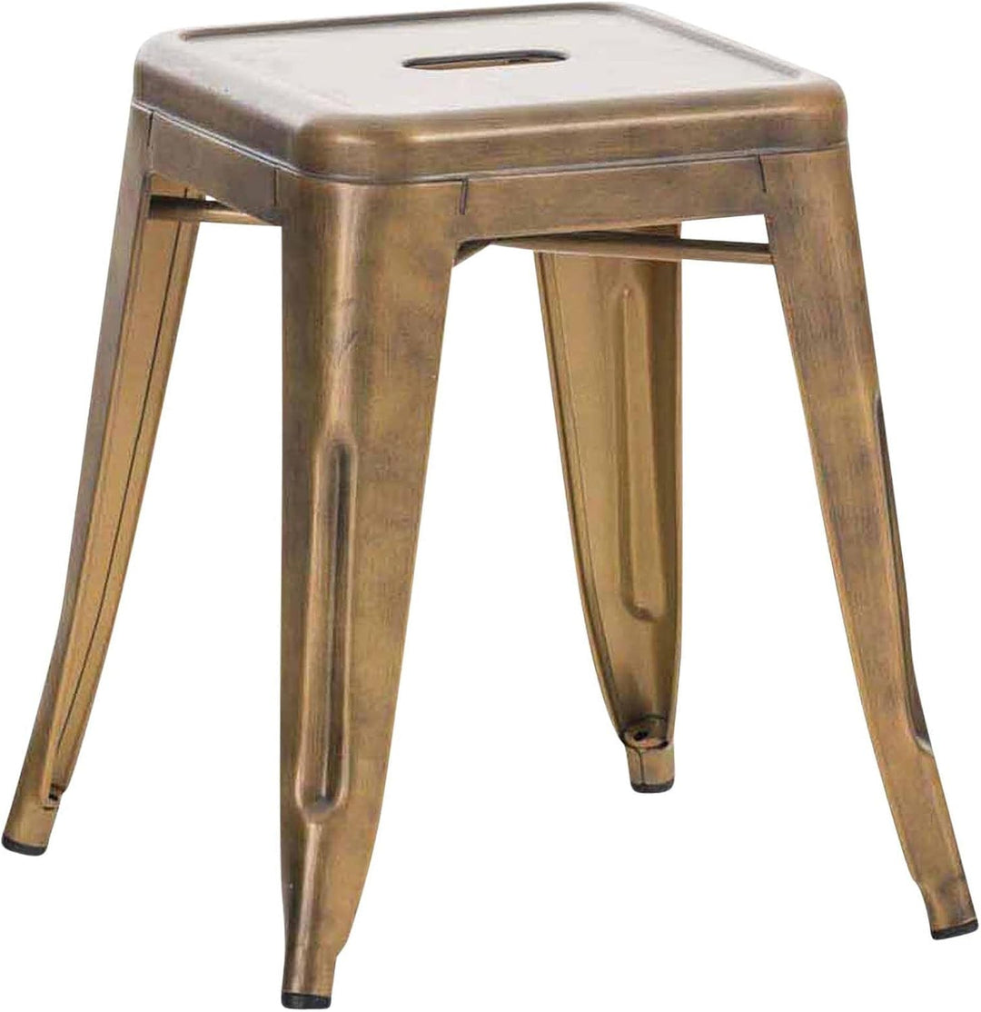 CLP 4er Set Sitzhocker Armin Aus Metall I Stapelbarer Hocker I Sitzhöhe Von 46 cm I Pflegeleichter A